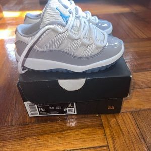 Toddler Jordan 11 Retro Low (TD)- Cement Grey